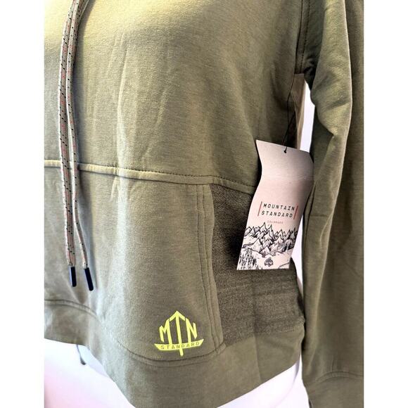 NWT Mountain Standard Active Cropped Midweight Hoodie Size XS - Picture 4 of 7